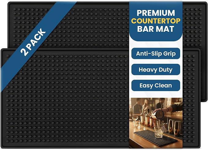 Axieso Small Bar Mats 12"x6" by AXIESO