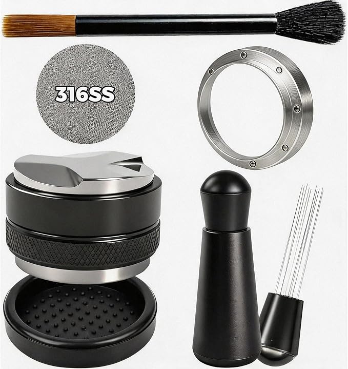 51mm Espresso Accessories Kit, Coffee Distributor & Tamper Leveler by Unknown
