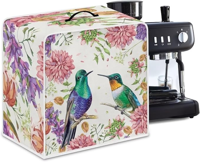 Bird Flower Coffee Machine Covers - Image 2