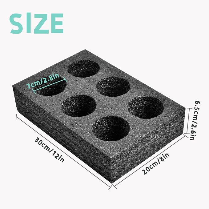2 PCS Takeout Cup Holders Foam 6 Cup Carrier Tray Drink Carrier Takeout Cup - Image 3