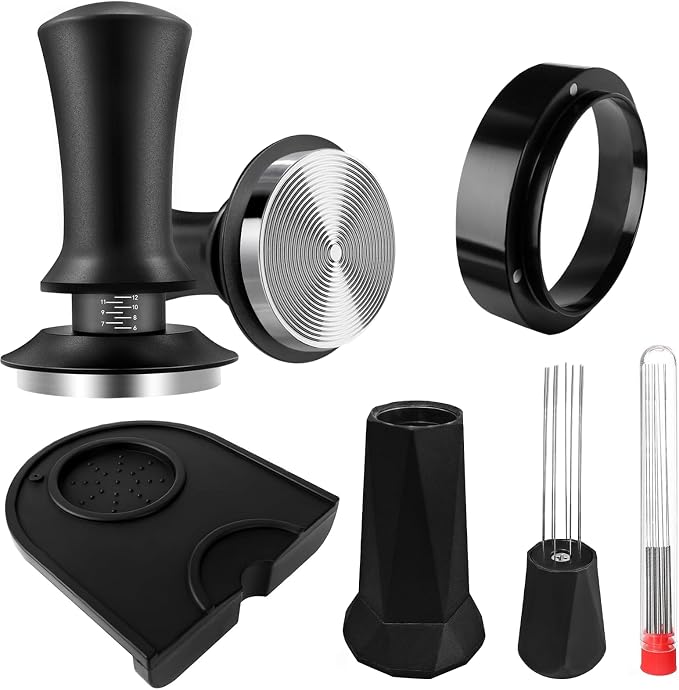 51mm Espresso Accessories Kit, Espresso Tamper Set, 51mm Spring Loaded by Wenosda