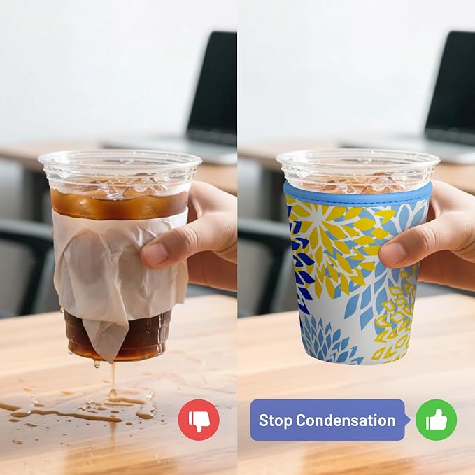 Iced Coffee Sleeve Reusable Cup Sleeves - Image 4
