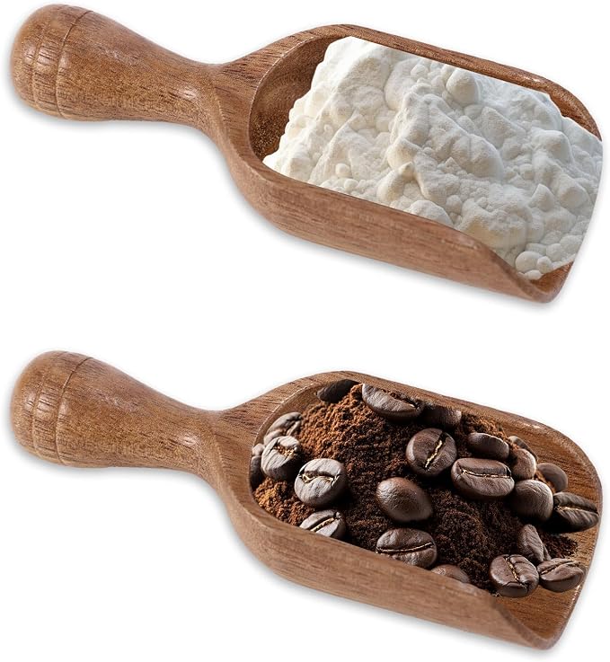 2pcs Mini Acacia Wood Coffee Spoons - Image 3