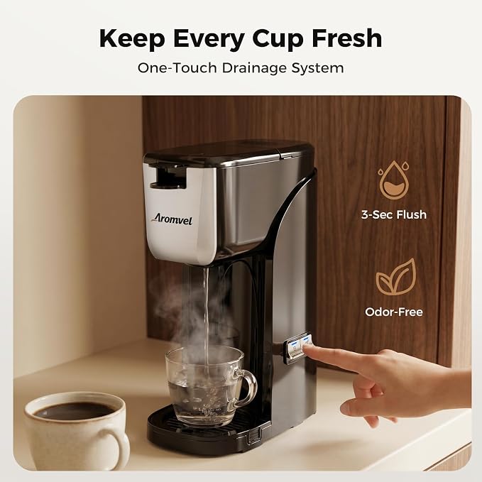 2-in-1 Single Serve Coffee Maker - Image 7