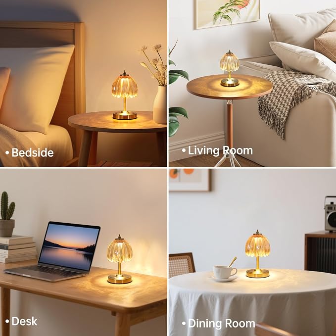 Shenmoyl Set of 2 Tulip Table Lamp - Image 5