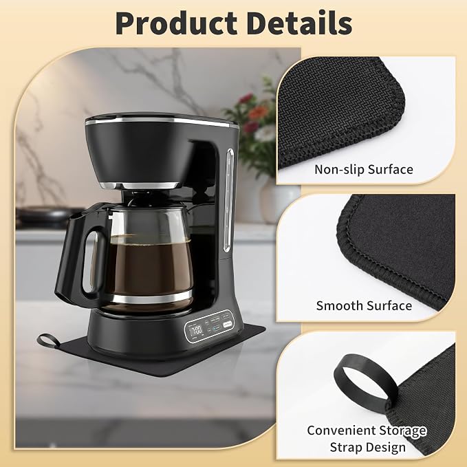 Sliding Pad for BLACK+DECKER Split Brew 12-Cup Digital Coffee Maker- Smooth - Image 5