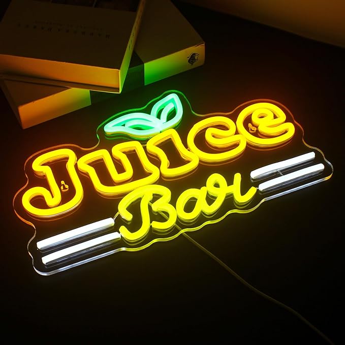 Looklight Juice Bar Neon Sign Bar Signs Neon Sign - Image 3