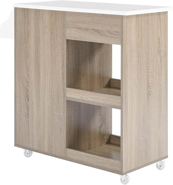 Modway Culinary Rolling Kitchen Cart - Image 3