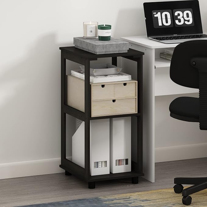Furinno Romain 2-Tier Tall End Table - Image 2
