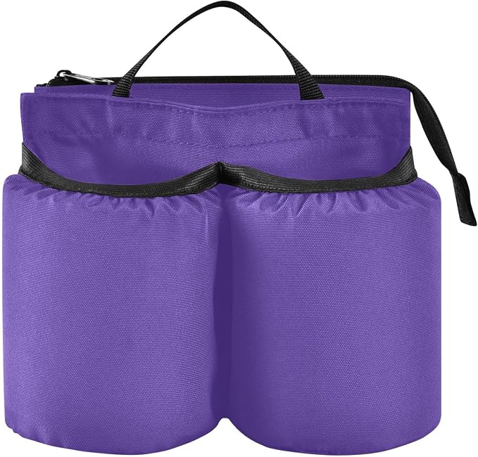 DOMIKING Dark Purple Travel Luggage Cup Holder - Image 6