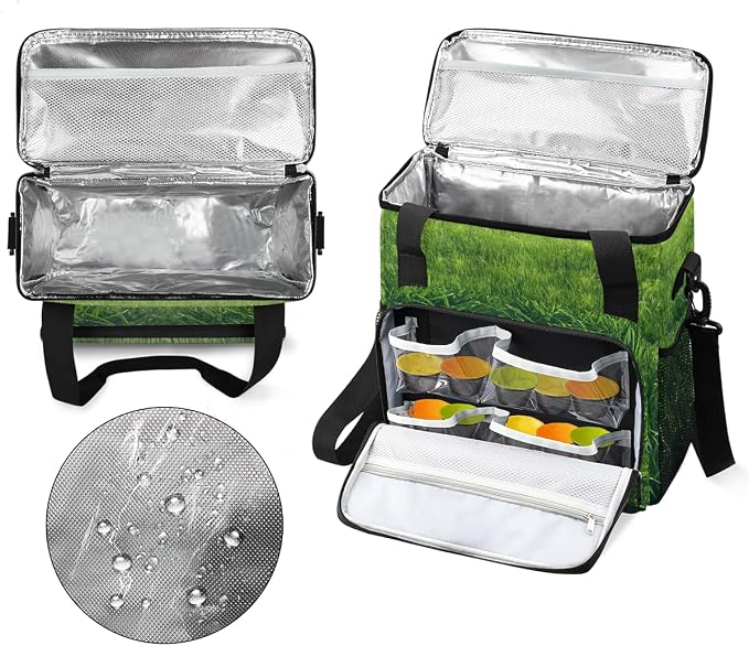 Green Coffee Maker Travel Bag, Portable Storage Tote Bag - Image 3