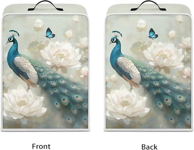 Peacock Coffee Maker Dust Cover Universal Coffee Machine Covers - Image 2