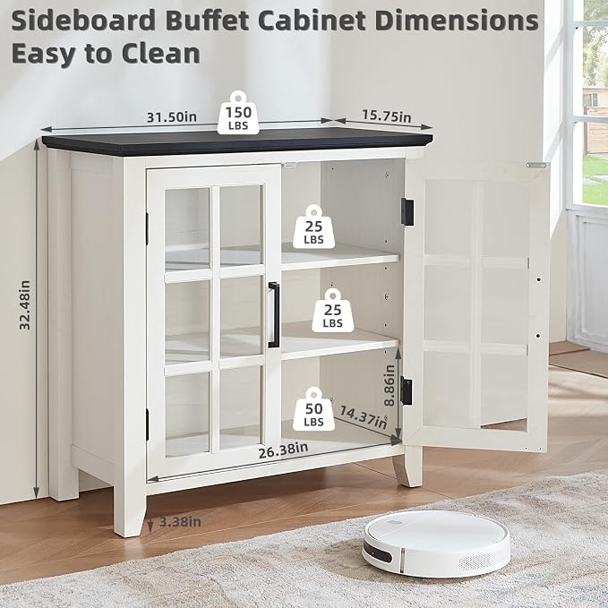Large Sideboard Buffet Cabinet - Image 2