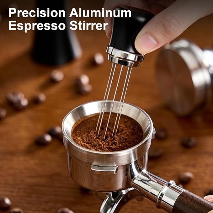 Reoszeank 51mm Espresso Accessories Kit, 30lb Spring Loaded Calibrated Tamper - Image 3