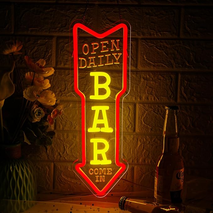 Bar Neon Sign Dimmable Beer Neon Light Sign by Lurevia