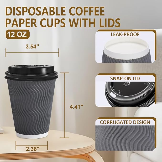 Clawsoff 500 Pack Coffee Cups - Image 2
