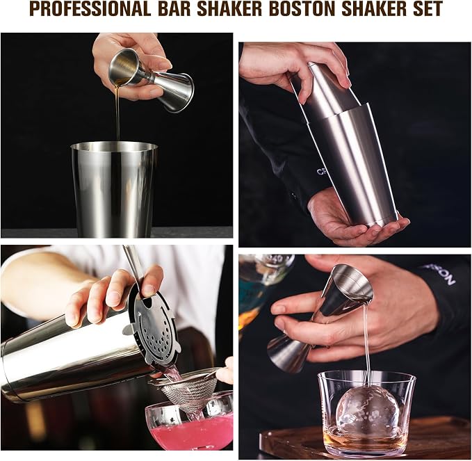 Mwellewm Cocktail Shaker Set Bartender Kit - Image 3