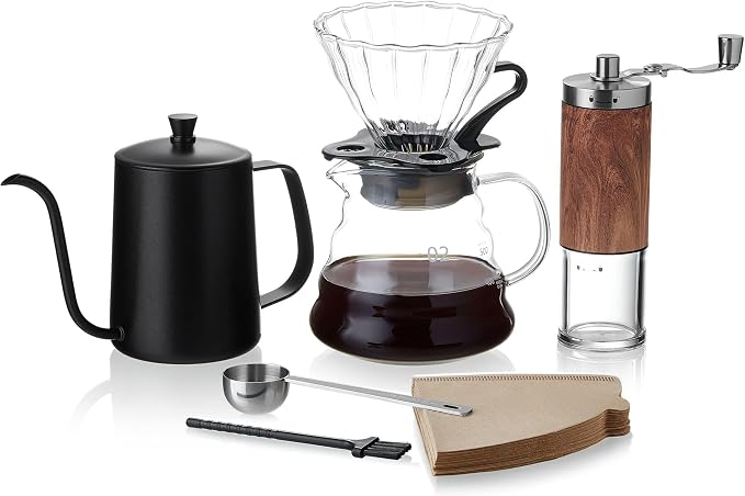 Unbreakable Pour Over Coffee Maker Set – 6-Piece Set by Unbreakable