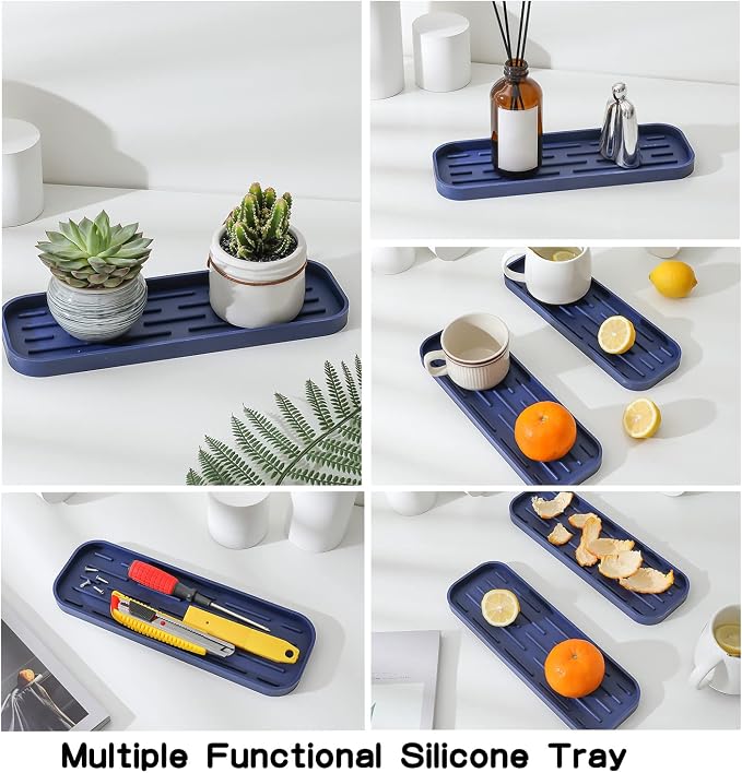 MicoYang Silicone Kitchen Sink Organizer Tray - Image 5