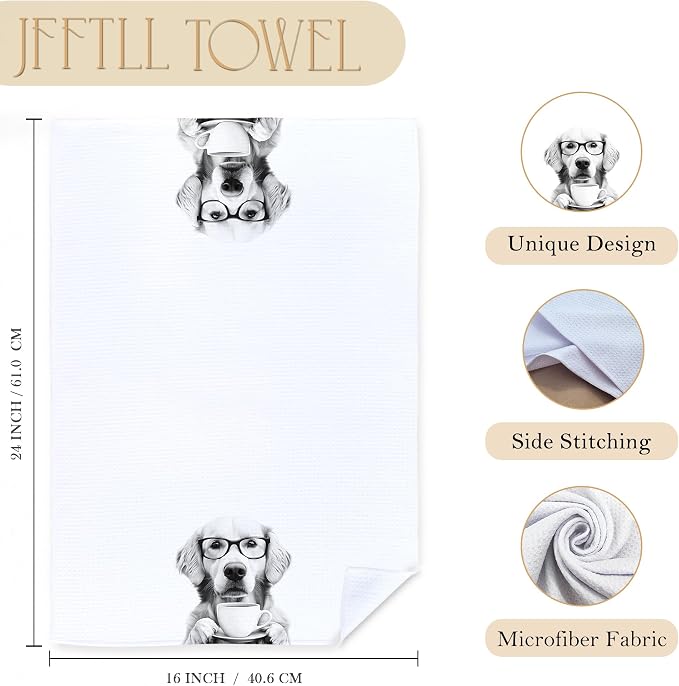 Dachshund Gifts Coffee Kitchen Towels, Gifts - Image 7