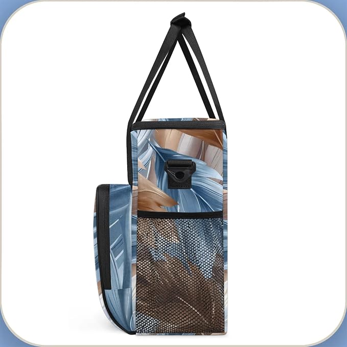 Feather Animal Feather Coffee Maker Carring Bag, Large Insulated Storage - Image 4