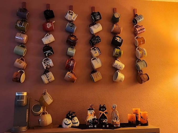 Yohsnor Wall-Mounted Coffee Mug Rack - Image 5