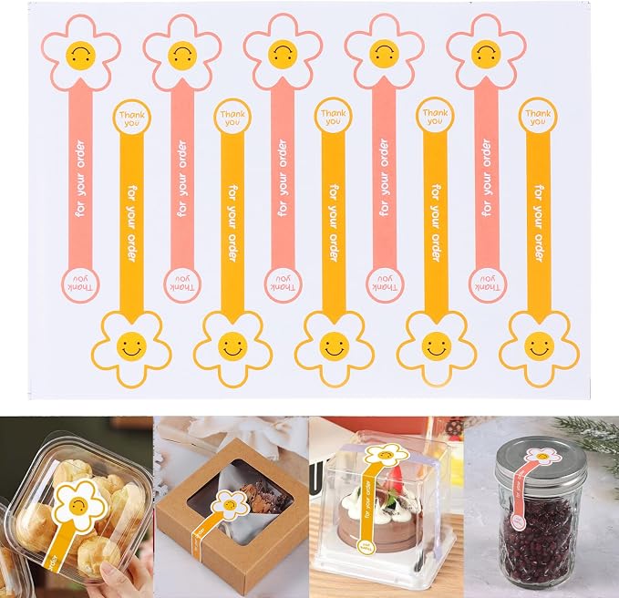 Beyonday 300pcs Handmade Lollipop Baking Stickers by beyonday