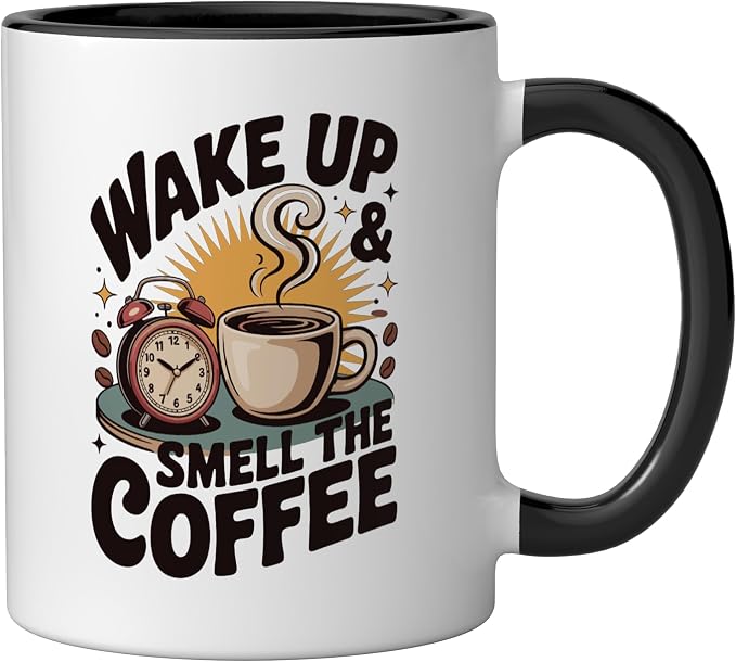 Smell that coffee Ceramic Mug - Image 2