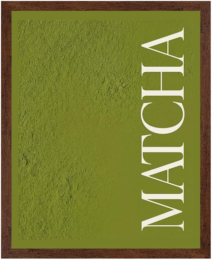 Lawrence Williams Designs Matcha Tea Poster by LawrenceWilliamsDesigns