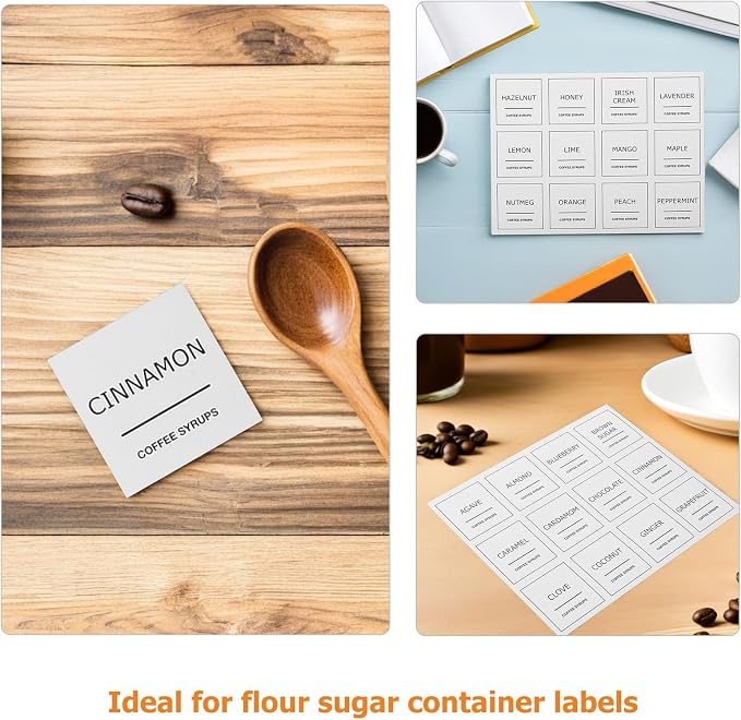 Generic 5 Sets Coffee Syrup Labels - Image 5