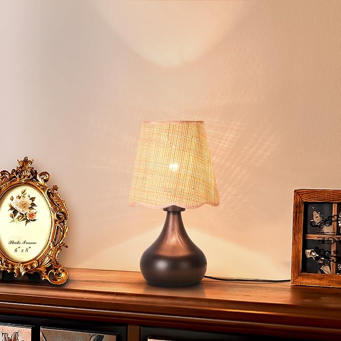 Ziqqeelam Oil Rubbed Bronze Small Table Lamp - Image 8
