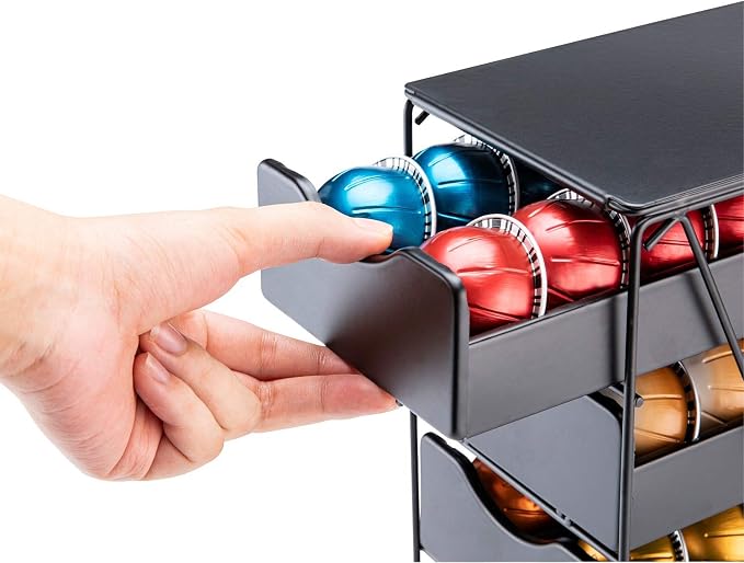 FlagShip Nespresso Vertuo Pod Holder 60 Large Pods Capacity 3 Tier | Vertical - Image 7