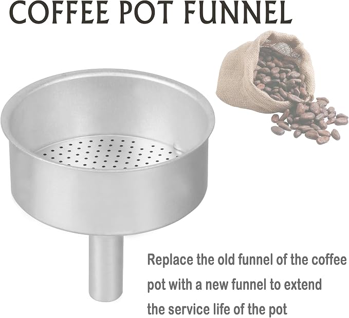 Aluminium Moka Pot Funnel Replacement - Image 3
