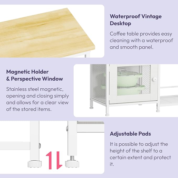 SWTYMIKI Bakers Rack with Storage - Image 8