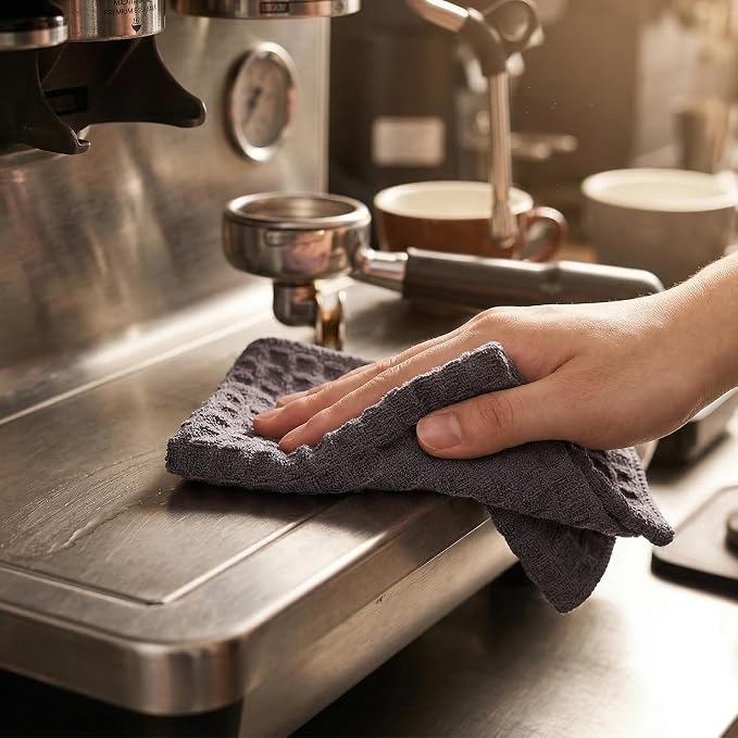 JJUNW 4 Pcs Coffee Cleaning Cloth, Cleaning Coffee Towel, Coffee-Bar Towels - Image 3