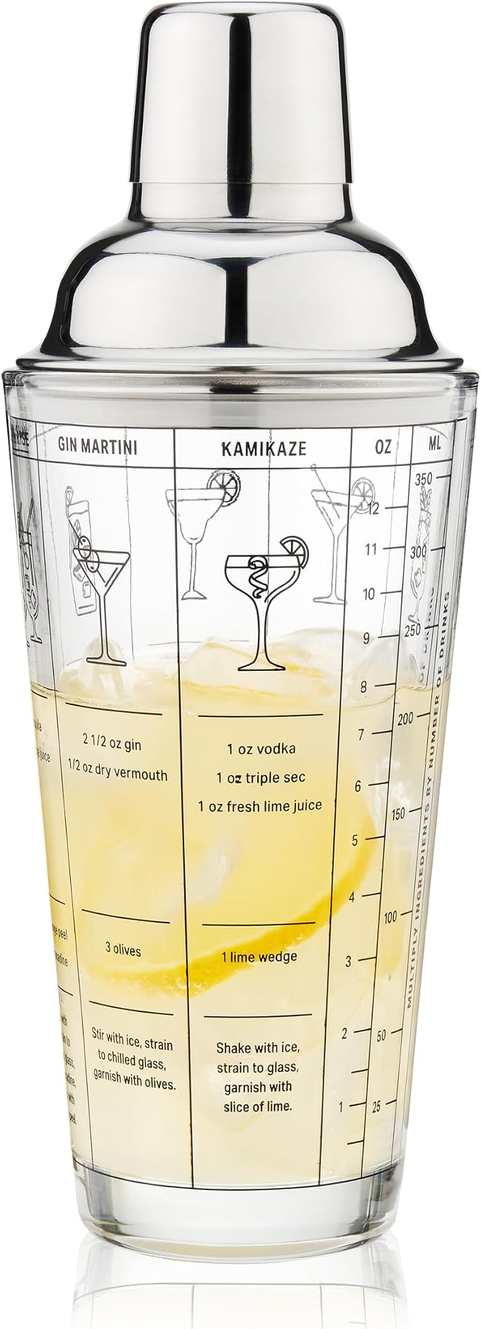 True Glass Cocktail Shaker by True