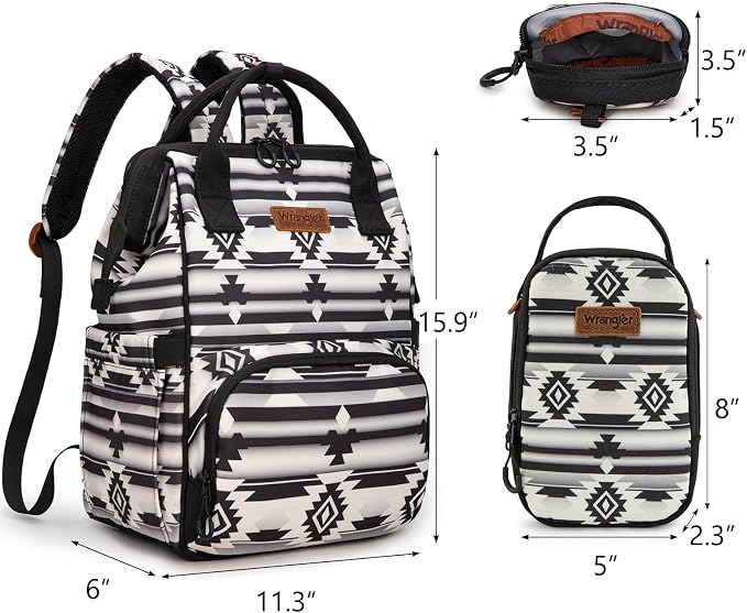 Montana West Wrangler Callie Diaper Bag Backpack - Image 2