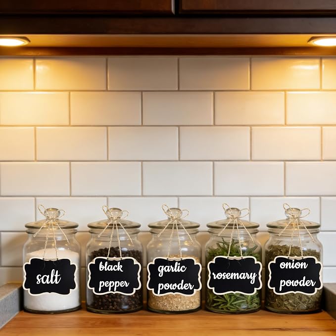 24 Pcs Reusable Mini Chalkboards Signs - Image 7