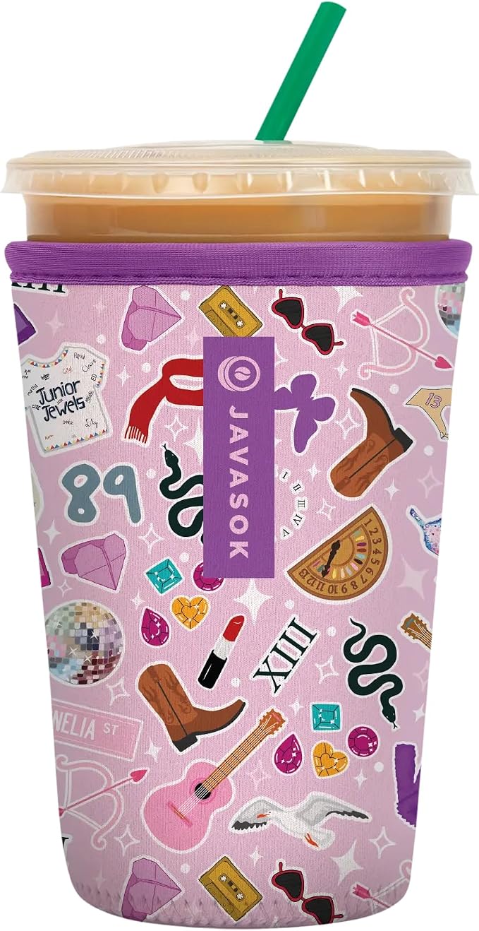Sok It JavaSok Iced Coffee & Cold Soda Insulated Neoprene Cup Sleeve by SokIt