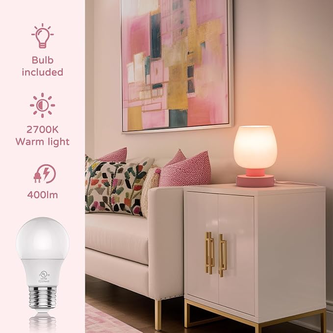 ONEWISH Pink Touch Table Lamp - Image 6