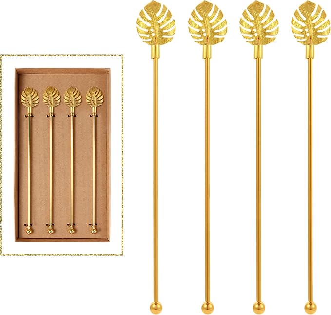 Stainless Steel Coffee Beverage Stirrers Stir Cocktail Drink Swizzle Stick by GaryVault