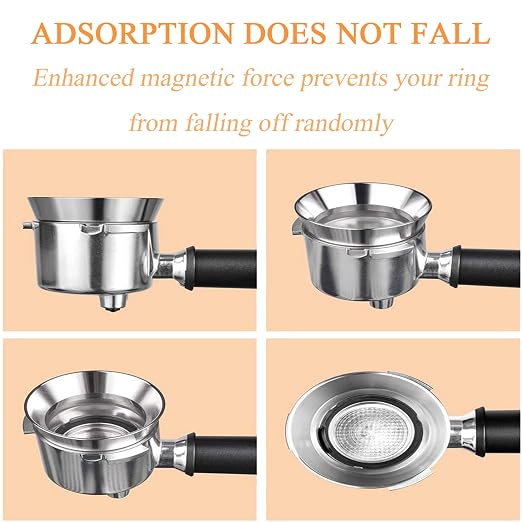 Espresso Dosing Funnel Precision Aluminum Alloy Coffee Dosing Ring Accessories - Image 3