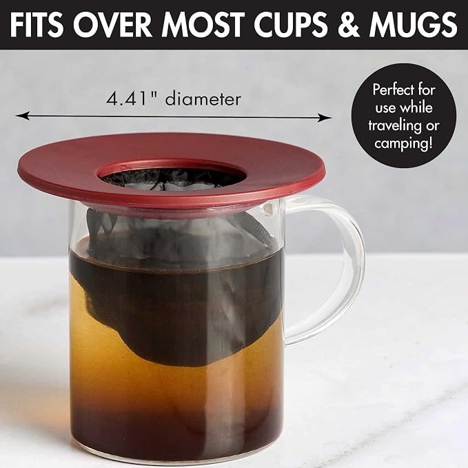 Primula Brew Buddy Portable Pour Over, Reusable Fine Mesh Filter, Dishwasher - Image 5