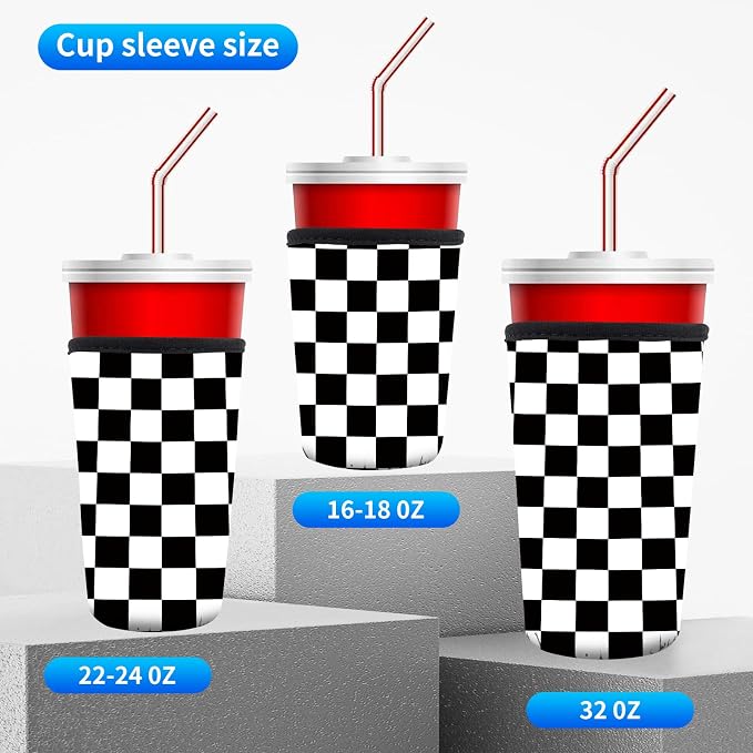 3 Pack Reusable Neoprene Insulator Sleeve - Image 4