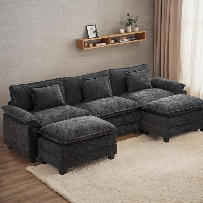 Modular Sectional Sofa, Cloud Couch by OQQOEE