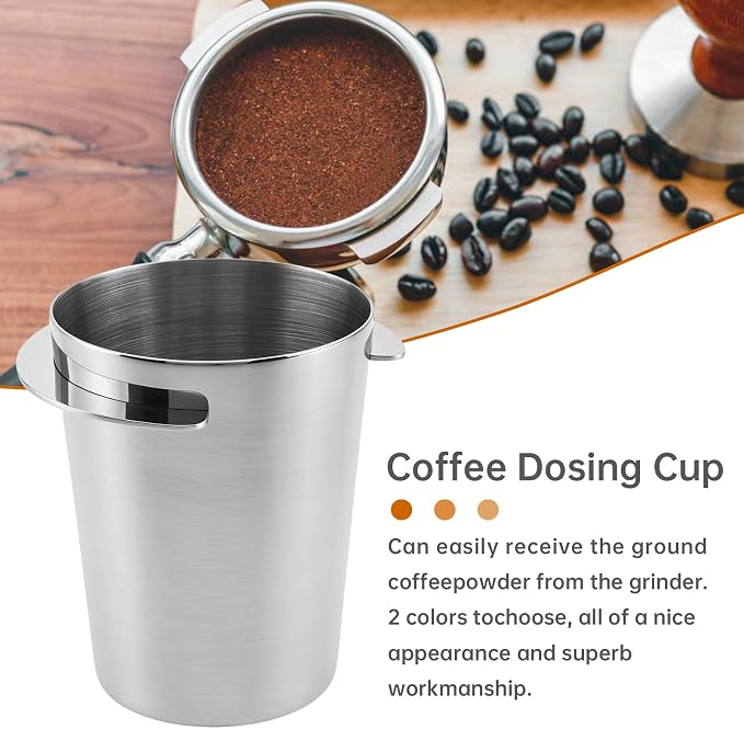 Coffee Dosing Cup 51mm, Espresso Coffee Dosing Cup, Stainless Steel Dosing Cup - Image 6