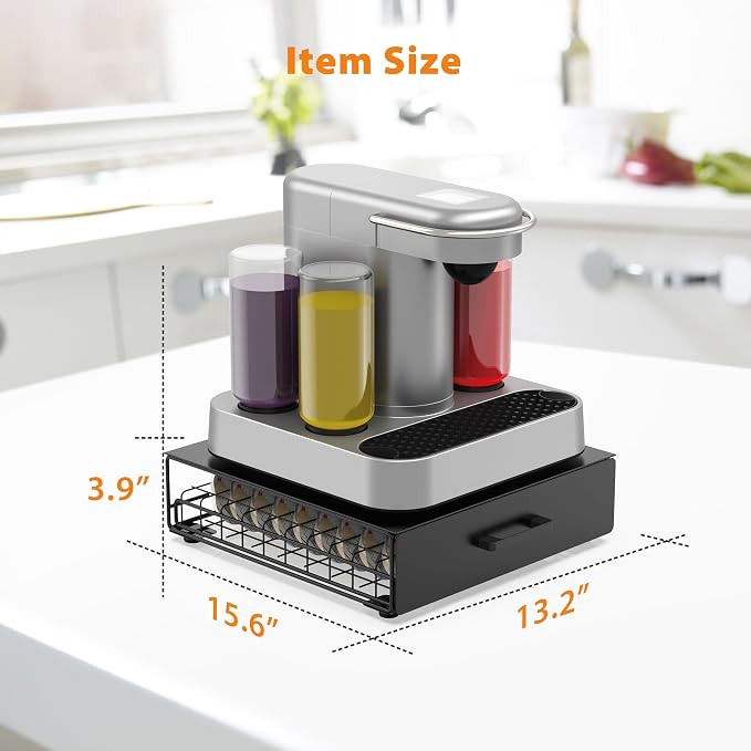 Storage Drawer for Bartesian Capsules, Stackable Cocktail Pod Holder for - Image 5