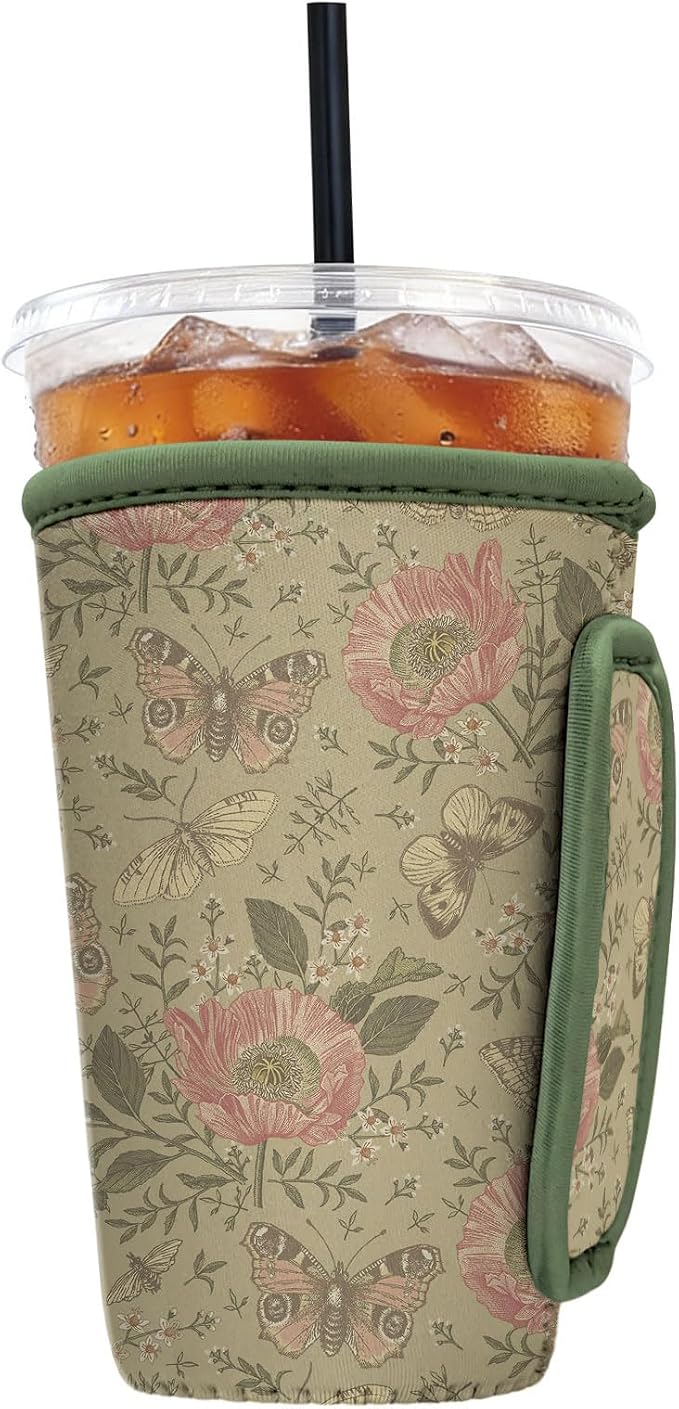 Reusable Insulated Neoprene Iced Coffee Sleeve by Cavllson