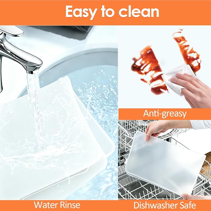 Silicone Coffee Maker Mat with Lip, 15.7'' x 11.8'' Heavy Duty Coffee Maker Mat - Image 5