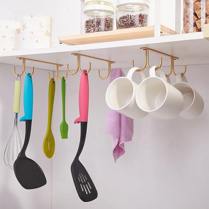 FOMANSH Mug Rack Under Cabinet - Image 7